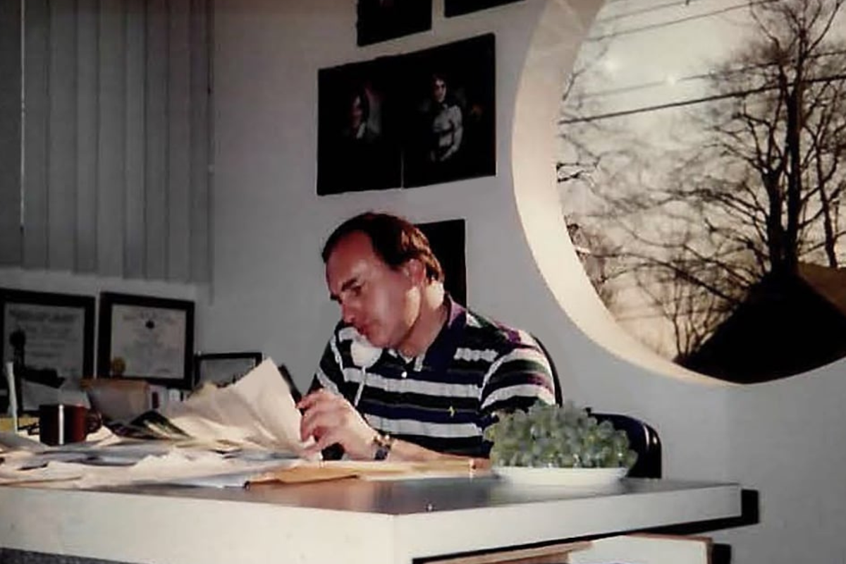 Dr. Nieberg in his Lansing office.